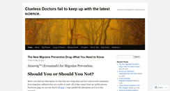 Desktop Screenshot of cluelessdoctors.com